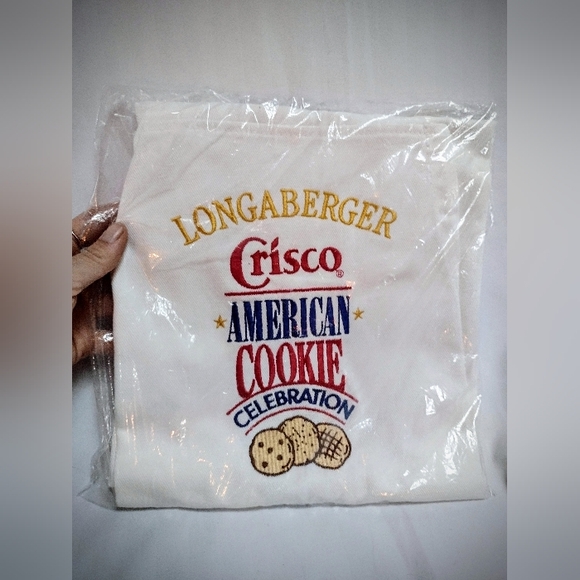 Brand New Longaberger Crisco American Cookie Celebration Apron 1992 NWT - Picture 1 of 6